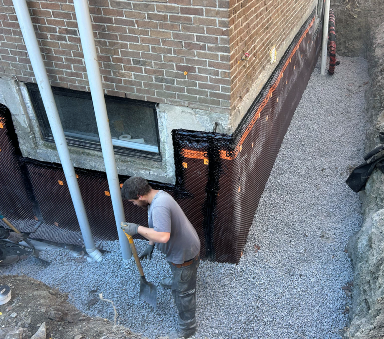 gcr coverage for french drain